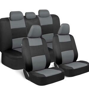 Black and Gray Car Seat Covers